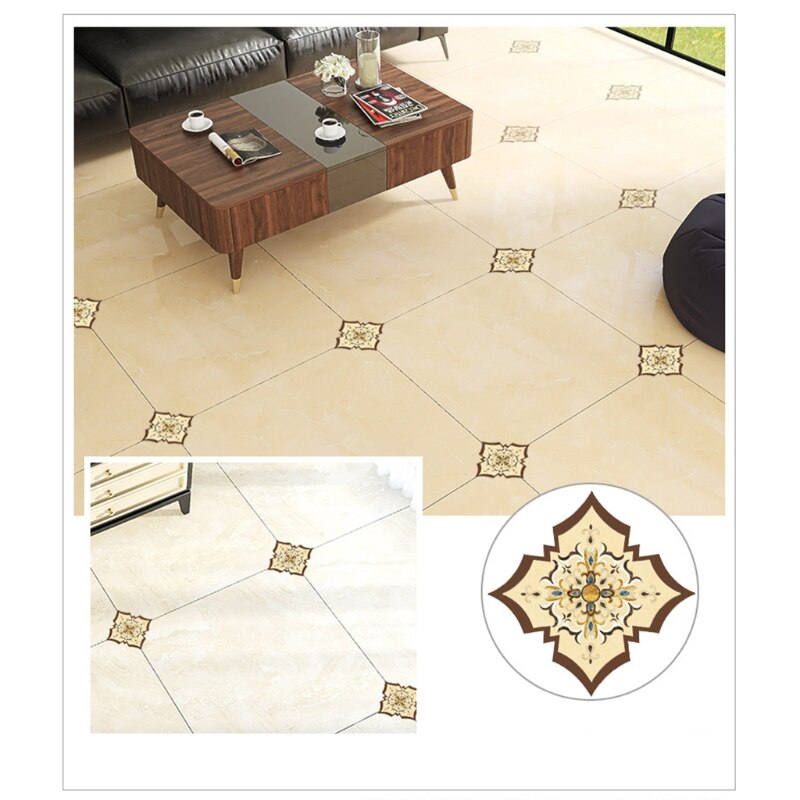 25Pcs Self Adhesive Floor Tile Stickers Waterproof Beauty Seam Sticker Peel Stick Wall Gap Decals Bedroom Bathroom Kitchen Decor
