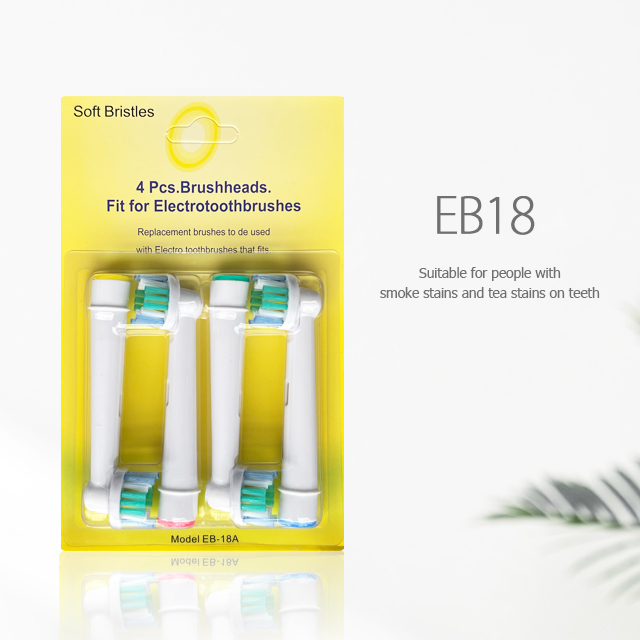 Têtes de brosse à dents électrique pour Oral B, tête de brosse de resubdivision pour la vitalité, buses Oral-B: Marron