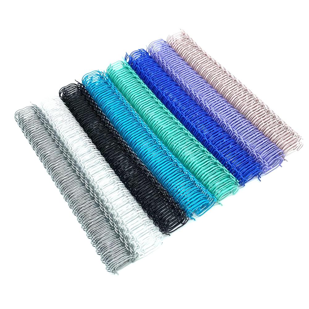 100pcs/50pcs Metal YO Double Coil Calendar Binding Coil Notebook Spring Book Ring Wire O Binding A4 Binders Double Wire Binding