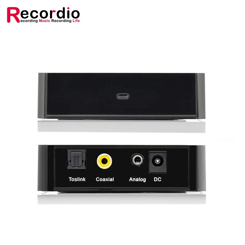 GAZ-DA01 Digital zu Analog Audio Konverter Verstärker Decoder Optische Fiber Coaxial Signal Analog DAC Stereo