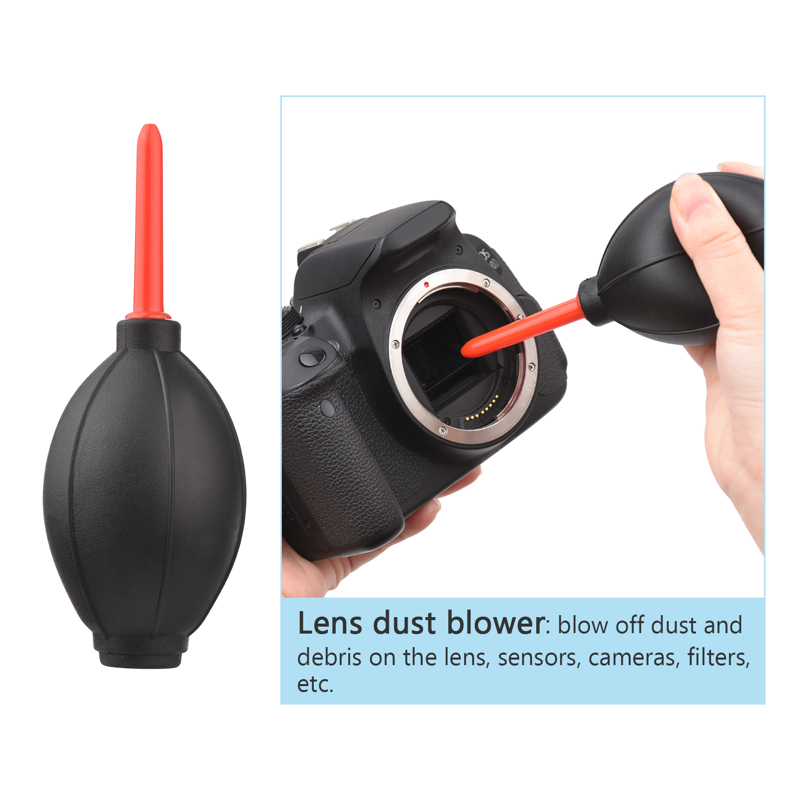 Air Dust Blower Mini Pomp Cleaner Voor Het Reinigen Van Camera Lenzen Mobiele Telefoons