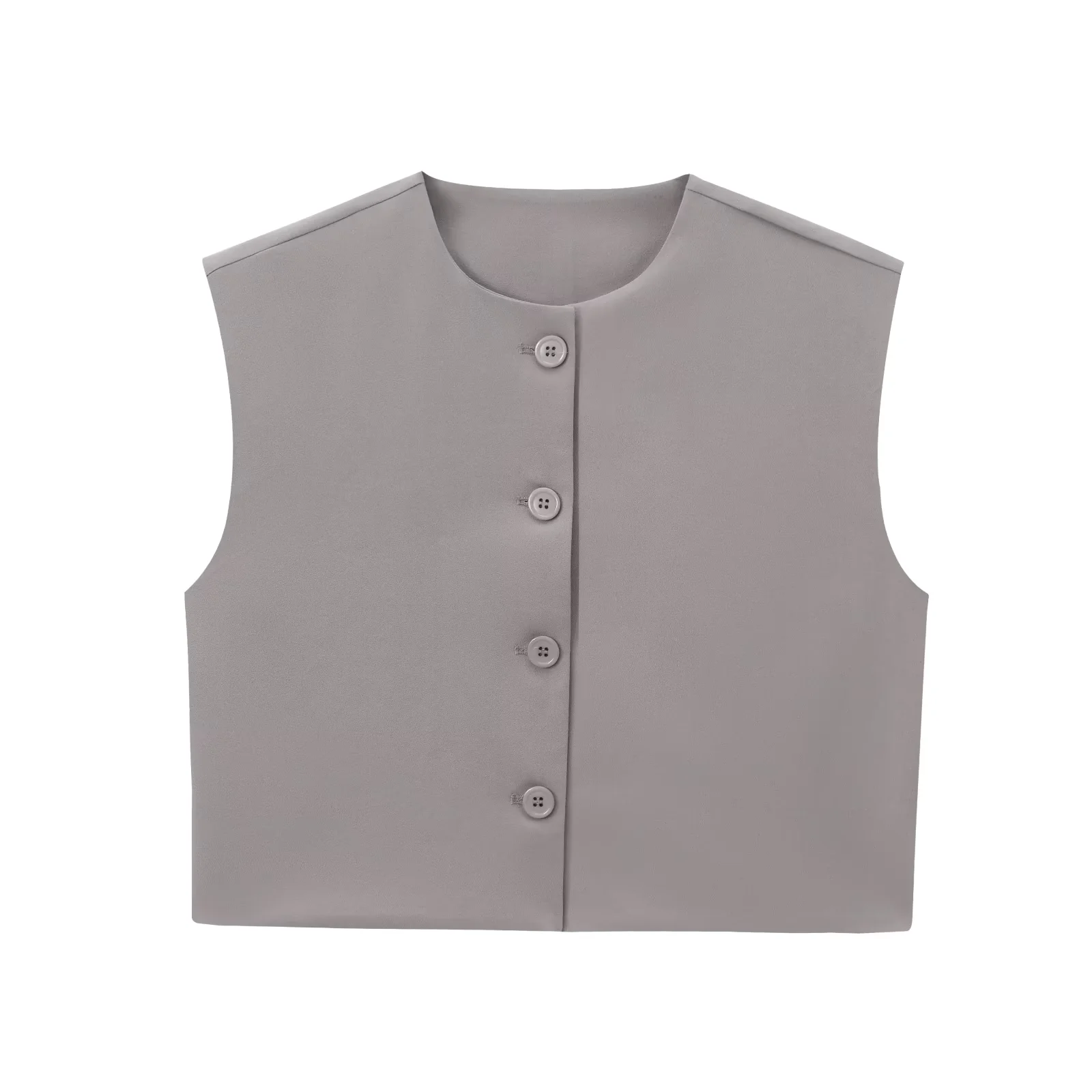 Chaleco Vintage sin mangas para mujer, chalecos holgados a la , abrigo sin mangas para mujer, prendas de vestir exteriores informales para mujer, ropa de calle básica, Tops