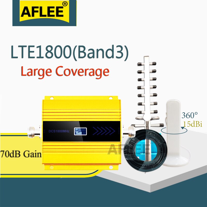 4G Network LTE 1800mhz Moblie Signal Booster GSM 1800 2g 4g Signal Repeater DCS LTE 1800 Cell phone Cellular Amplifier