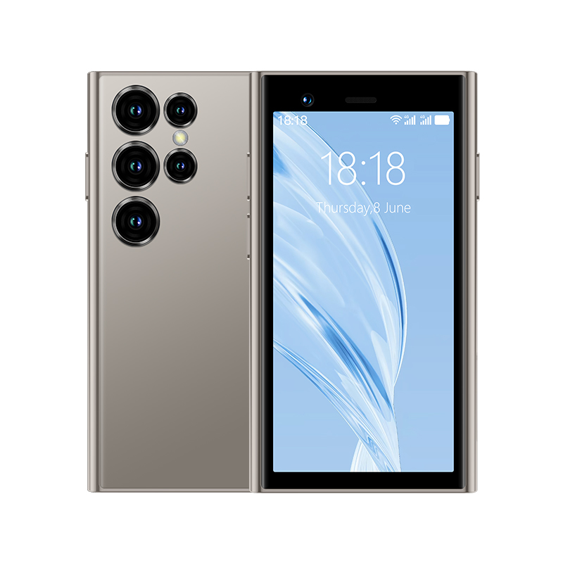 El teléfono inteligente 4G más pequeño del mundo, SOYES S24 Pro Max de 3 pulgadas, hace un debut impresionante. Desbloqueo facial+Selección multicolor 2400mAh: Oro