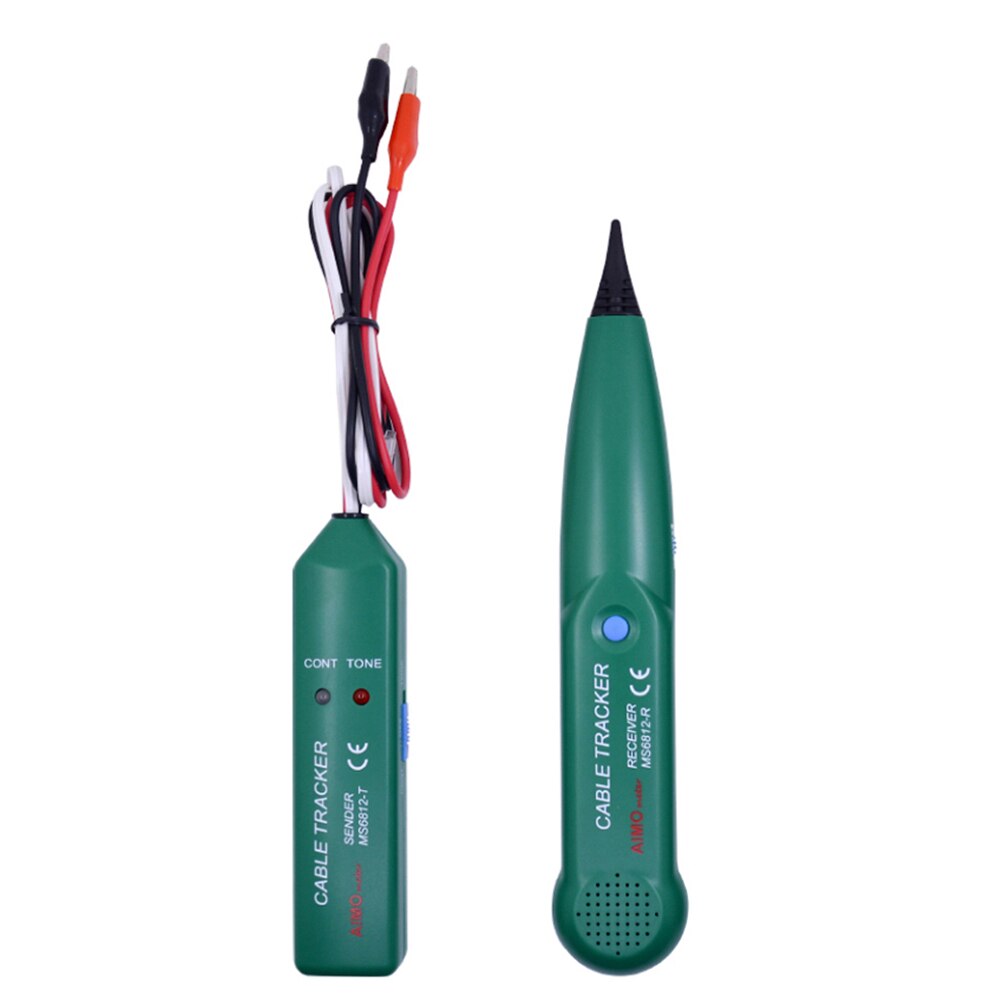 Chipal Professionele Aimo MS6812 Lan Netwerk Kabel Tester Telefoon Telefoon Draad Tracker Tracer Voor Utp Stp Cat5 Cat6 Line Finder: No Bag