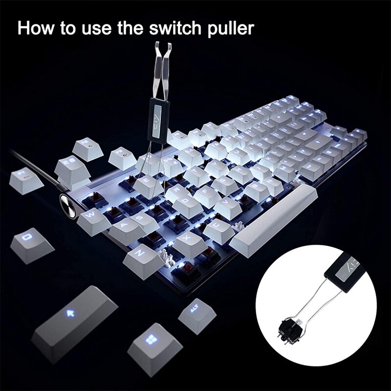 Aluminium Schakelaar Opener Met Keycap Puller Voor Cherry Mx Switches