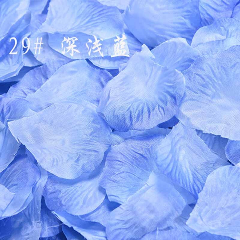 500Pcs/Pack 5*5cm Flower Petals Wedding Dried Rose Petals Artificial Petalas De Rosa Decorations Marriage Room Flower Rose: 29-As picture
