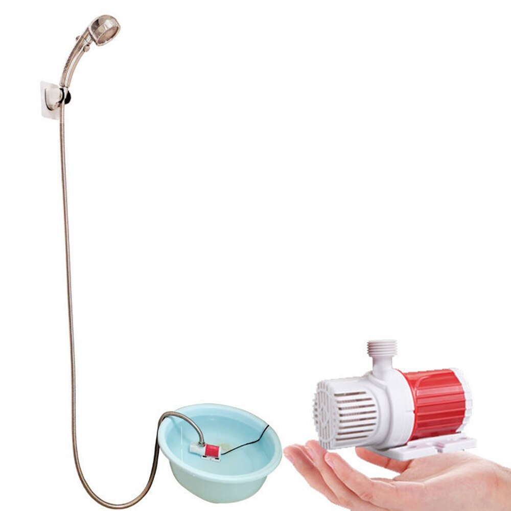 DC 12V 20W Brushless Submersible Water Pump Tank Ultra-Quiet Oxygen Pump Feature for Fountain Rockery Garden Fish Pond Aquarium