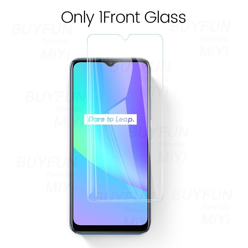 1to4 Camera Lens Beschermende Glas Realme C25 C25s Glas Screen Protectors Op Realmi Realmy Rijk Relme C 25 S 25 S 25c Telefoon Film: only 1front glass / For Realme C25 2021