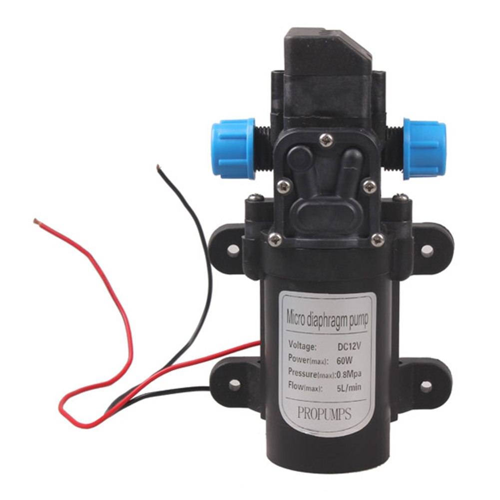Micro Diaphragm Water Pump DC12V 60W High Pressure Automatic Switch 5L/min Self-priming Boost PumpFor Home Garden Car