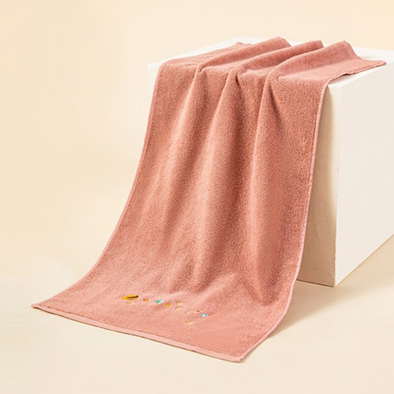 40*90Cm Planeet Katoen Handdoek Borduren Verdikking Mannen En Vrouwen Handdoek Geborduurde Badhanddoek Grote Badstof absorberende Handdoek