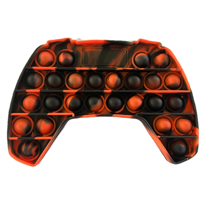 Push Up Bubble Kids Simple Dimple Fidget Toy Adult Antistress Hand Gamepad Push Pop Bubbles Sensory Toys Children Autism: 8BlackOrange
