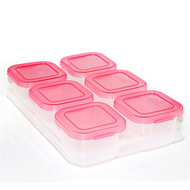 Baby Food Freezer Storage Containers Safe Kids Food Supplement Box Portable Leak-Proof Snacks Fresh Food BPA Free: 3
