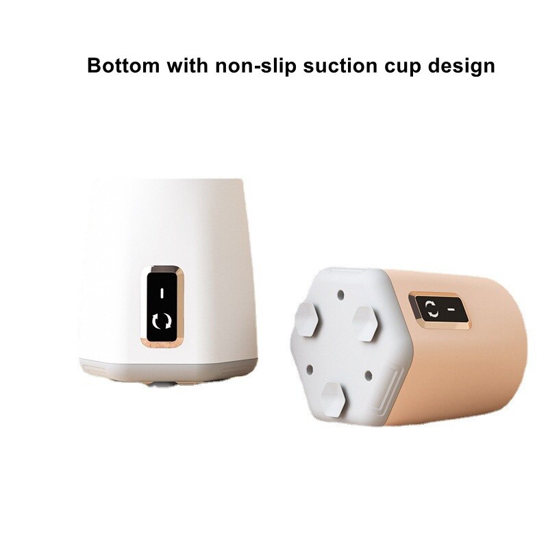 Mélangeur intelligent de lait en poudre pour bébé, Rechargeable par USB, avec veilleuse, doux, 3 niveaux réglables