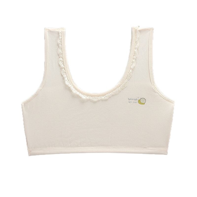 Adolescente menina sutiã esportivo crianças roupa interior jovem puberdade sutiã de treinamento para 8-18years t5ec: FC