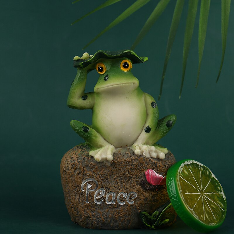 Frog Garden Sculpture Frog Sitting In Stone Garden Courtyard Frog Garden Decoration Stone Decoration