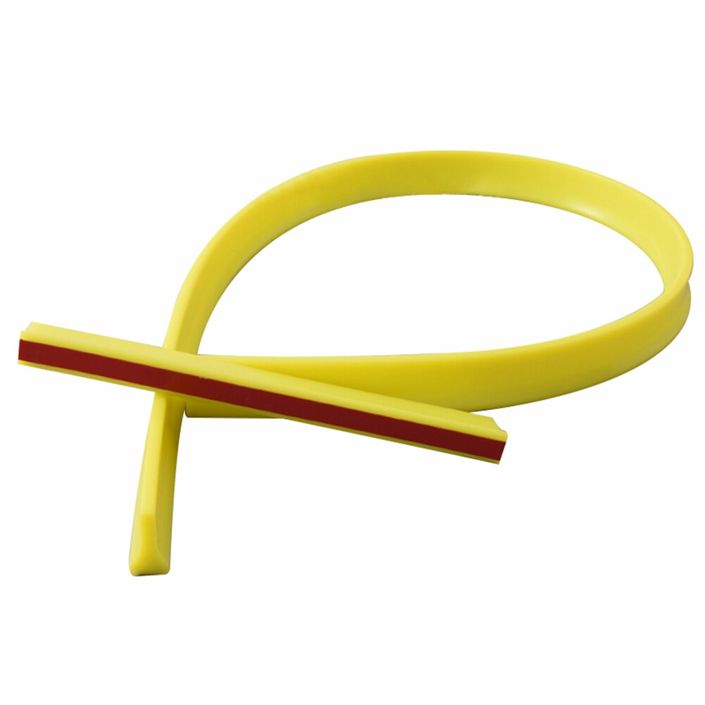 Shower Door Dam Water Stopper Collapsible Shower Threshold Water Barrier for Bathroom Kitchen NE: yellow