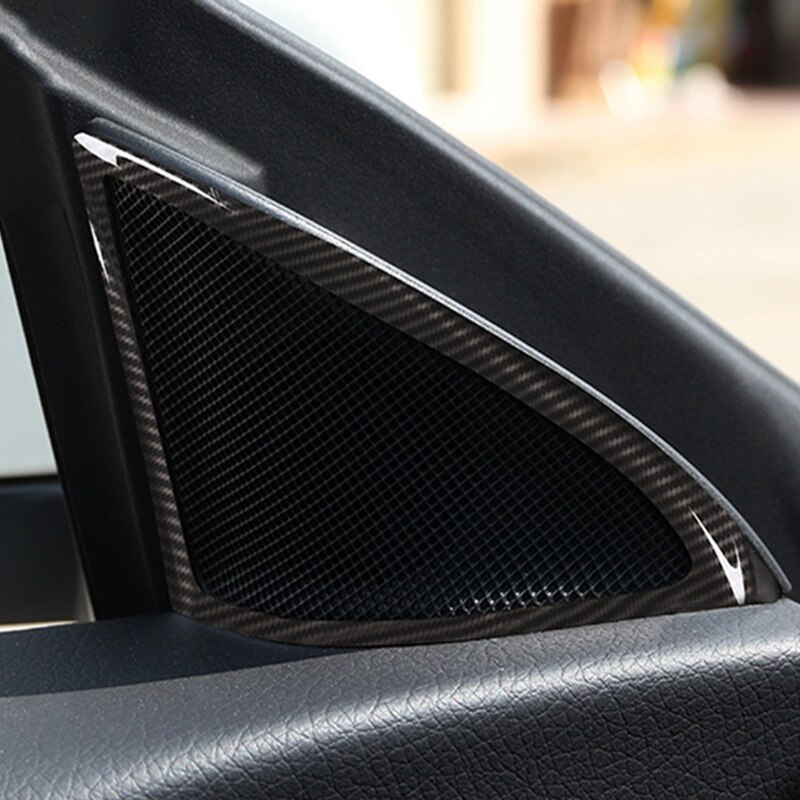 Pegatina decorativa para marco de altavoz o estéreo de puerta de coche para Mercedes Benz CLA C117 -16 calcomanías para altavoces