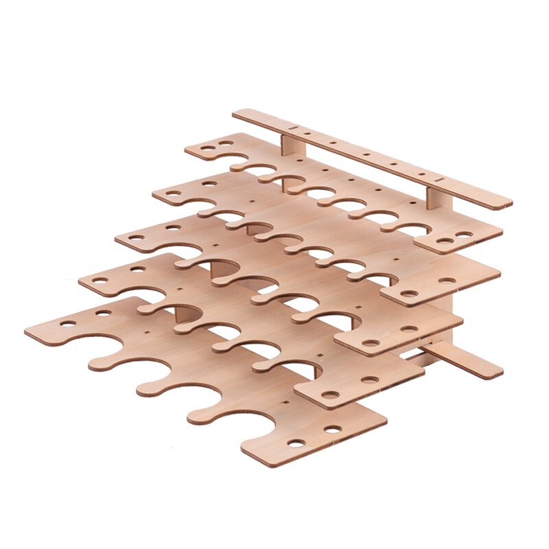 28 Hole Wooden Pigment Bottles Storage Organizer C... – Vicedeal