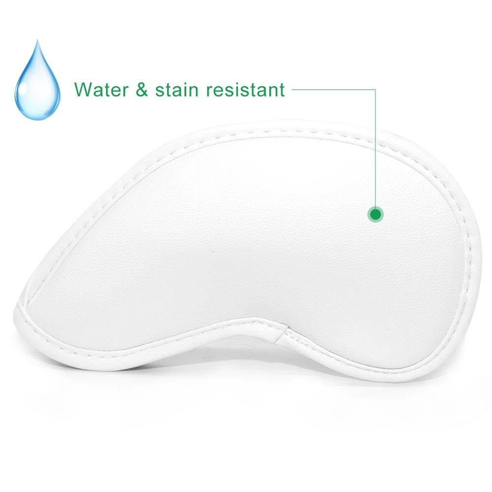 Golf Club Iron Cover Headcover Lederen Golf Iron Kopafdekkingen Golf Club Iron Headovers Wiggen Covers 10 stks/set Vier- klavertje