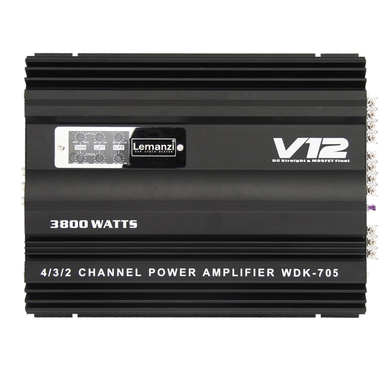 V12 4 channel car audio versterker 3600 w versterker MRV-F705 amplificador auto versterker