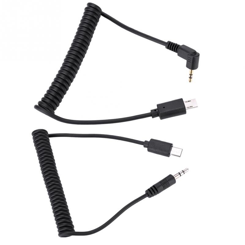 RM-VPR1 3.5mm/2.5mm Cabo de Disparo Do Obturador para Sony A7III S2/A9/A99 II/A7 II/A6500