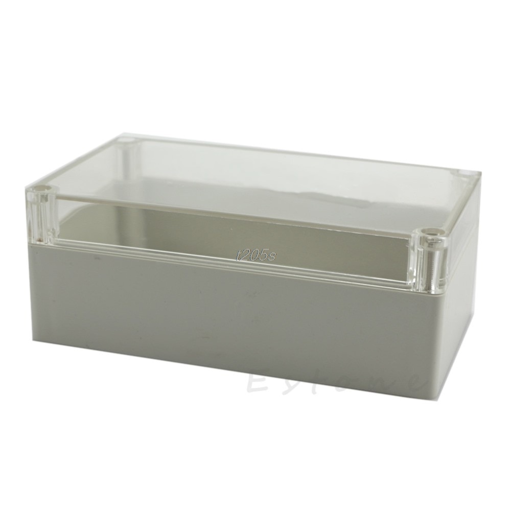158x90x60mm Waterproof Clear Electronic Project Cover Box Enclosure Plastic Case T25