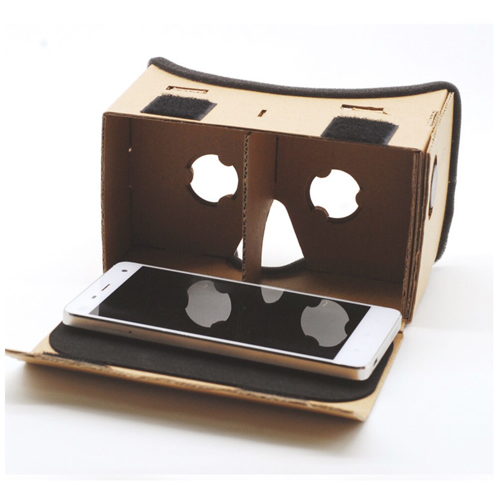 Google Kartonnen Vr Doos Diy Vr Virtual Reality 3D Glazen Magneet Vr Box Controller 3D Vr Bril Voor Iphone Samsung