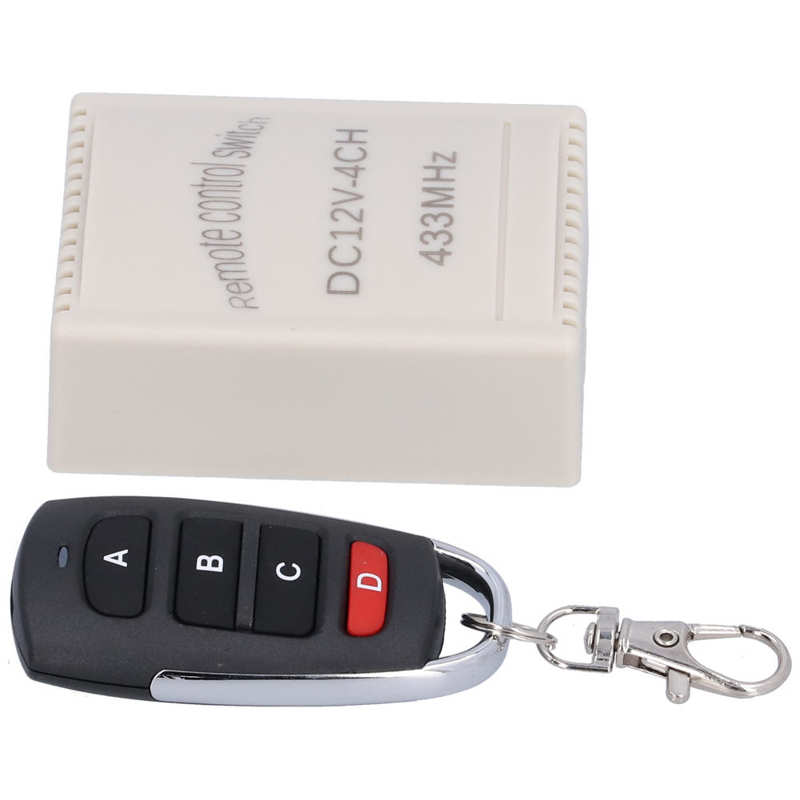 Garage Remote Controller 433Mhz 12V Door Remote Relay Transmitter Receiver Kit for Garage Gate