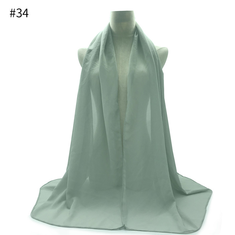 Femmes longue enveloppe en mousseline de soie jaune soirée fête étole mariage mariée demoiselle d'honneur enveloppement 16 couleurs cap vert menthe jaune: 34 Bean