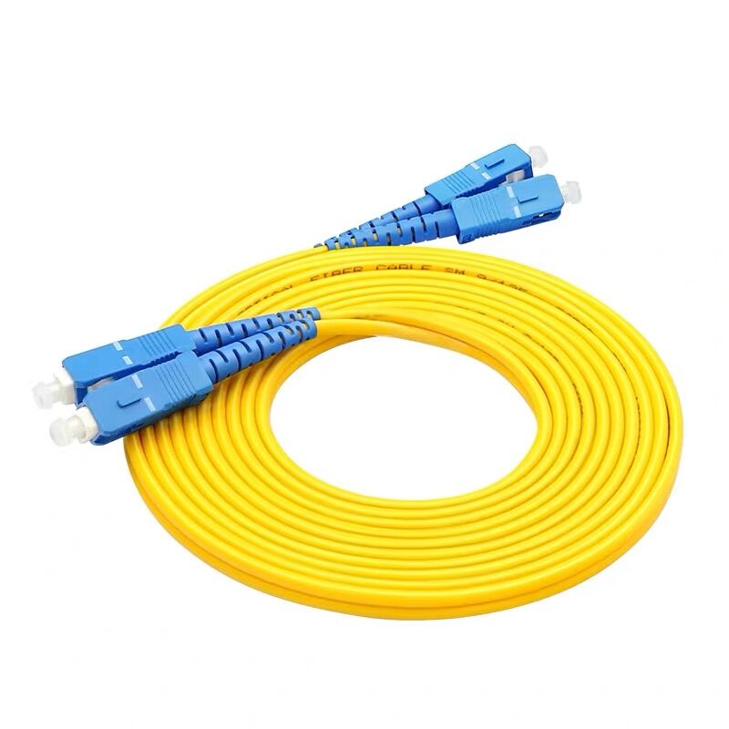 Câble de raccordement à fibres optiques SC/UPC-SC/UPC fibre Duplex monomode 2.0mm cavalier à fibres optiques 15-50M: 50M