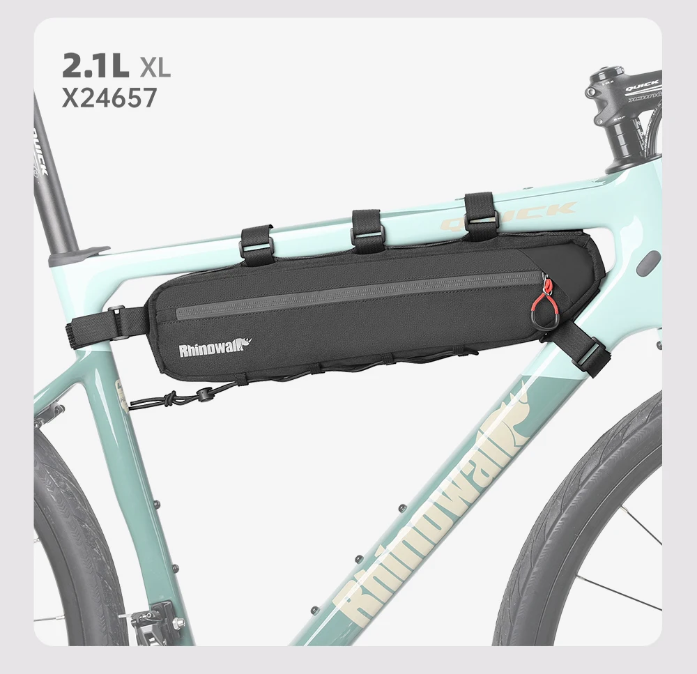 Fietstas Grote Capaciteit Mtb Racefiets Frame Tas Tas Waterdichte Kittzak Koffer Fietstas Accessoires: Rood