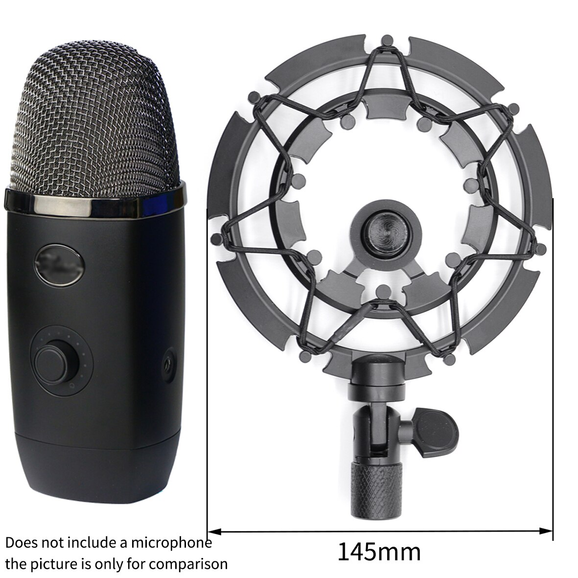 Metal Shockproof Studio Recording Microphone Shock Mounts Spider Mic Holder Clip For Blue Yeti X Yeti PRO Shield Stand Bracket