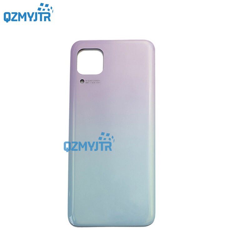 6.4&quot; For Huawei P40 Lite LCD Housing Front Bezel Middle Frame Holder+Battery Cover Back Cover For Huawei Nova 7i: Back cover pink