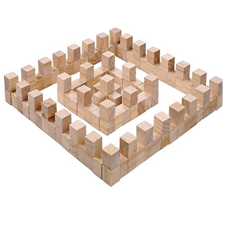 15/20/25MM Small Wooden Cubes Unfinished Wood Blank Square Blocks DIY Embellishments Crafts Scrapbooking Nordic Home Decor