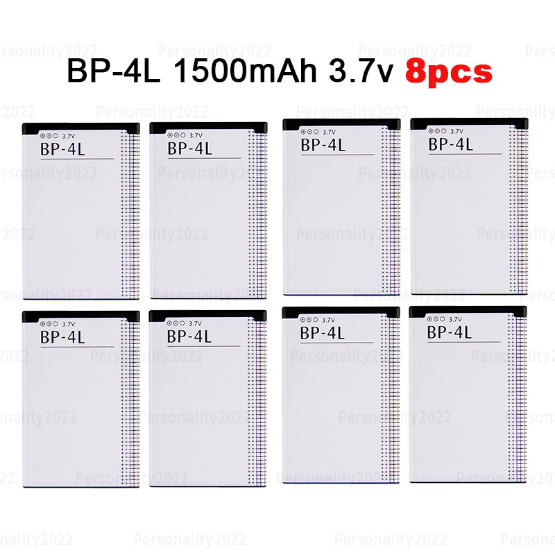 BP-4L BP 4L batterie 1500mAh pour Nokia E61i E63 E71 E52 E55 6650F N97 E95 E72 E90 N810 E71X Batteries rechargeables pour téléphone portable: Or