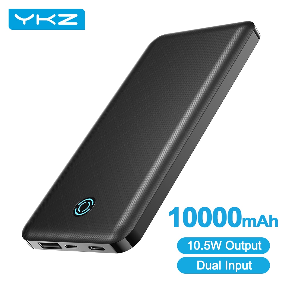YKZ Power Bank 10000Mah Type C USB Mini Portable Charger Travel Power Bank Fast Charge Mobile Phone Powerbank 10000 Fast Charger