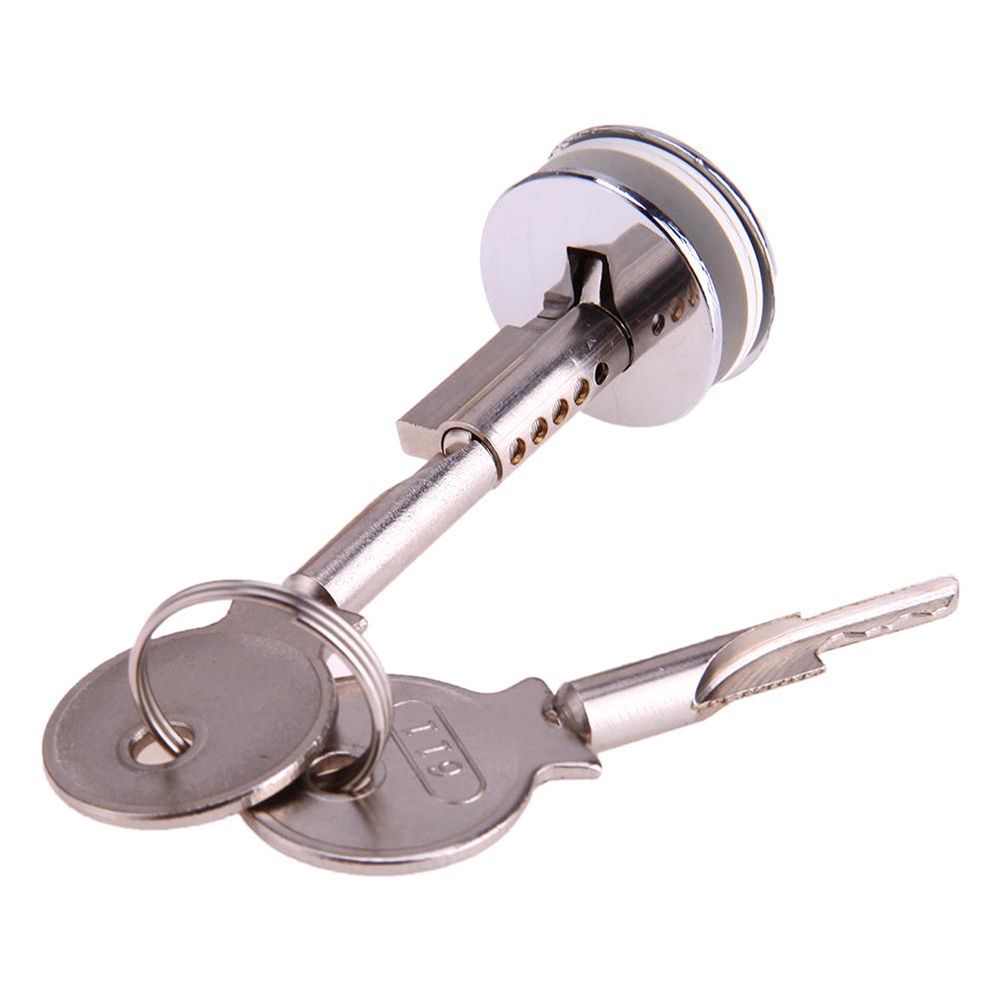 Accessori hardware per porta scorrevole in vetro antifurto Vetrina Vetrina in vetro Porta finestra Serratura per armadietto Serratura in vetro: Default Title
