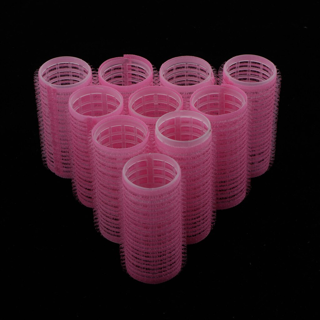 10Pcs/Pack Large Medium Small Hair Rollers Self Grip Styling Roller Self-Adhesive Roll Curler Beauty Tool Hairdressing Curlers: 28mm