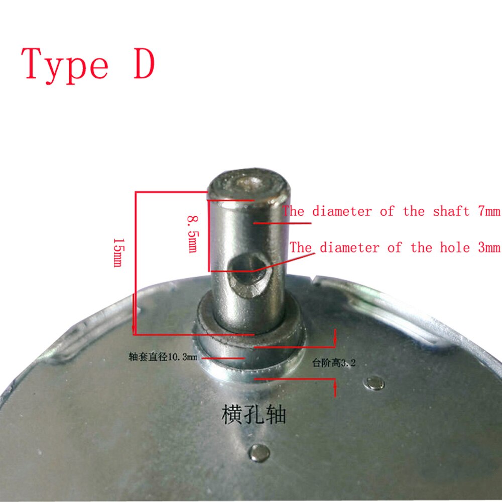 110v 220v 2.5 3 8 10 rpm håndværk rotere udstilling /oscillerende blæsermotor mikroovn gearmotor ac synkronmotor tyc -50