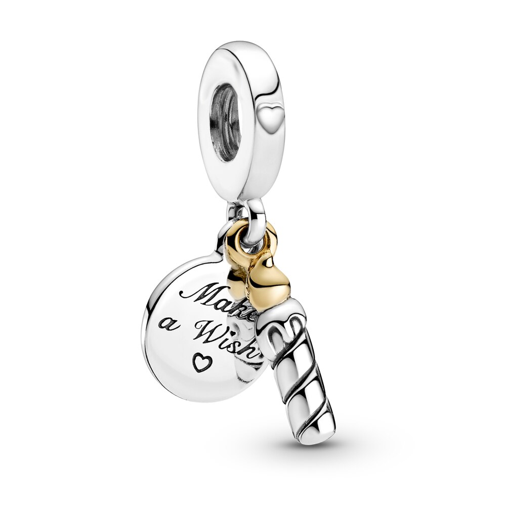925 Sterling Zilver Charm Verjaardag Kaars Hanger Geschikt Voor Vrouwen Om Mode Sieraden