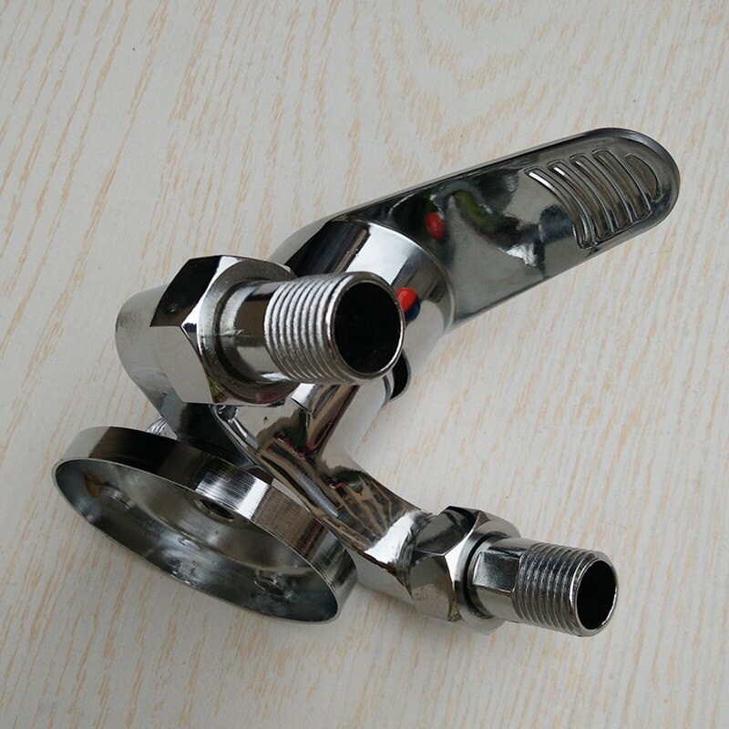 Triangle shower faucet surface mounted shower mixing valve alloy cold and shower faucet water heater mixing