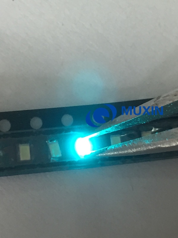 0805 Ice Blue Licht 100 Pcs Blauw Clear Ultra Bright Smd Led-indicatie 2.0*1.2*0.8 Mm 0805 Clear Blue Led Diode
