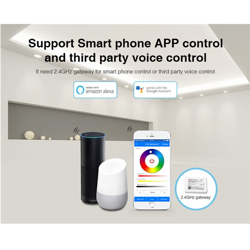 FUT036 Miboxer DC12V ~ 24V 2,4 GHz Einzigen Farbe LED Streifen Regler dimmen LED lampe licht Band Dimmer Können gesteuert werden mit APP