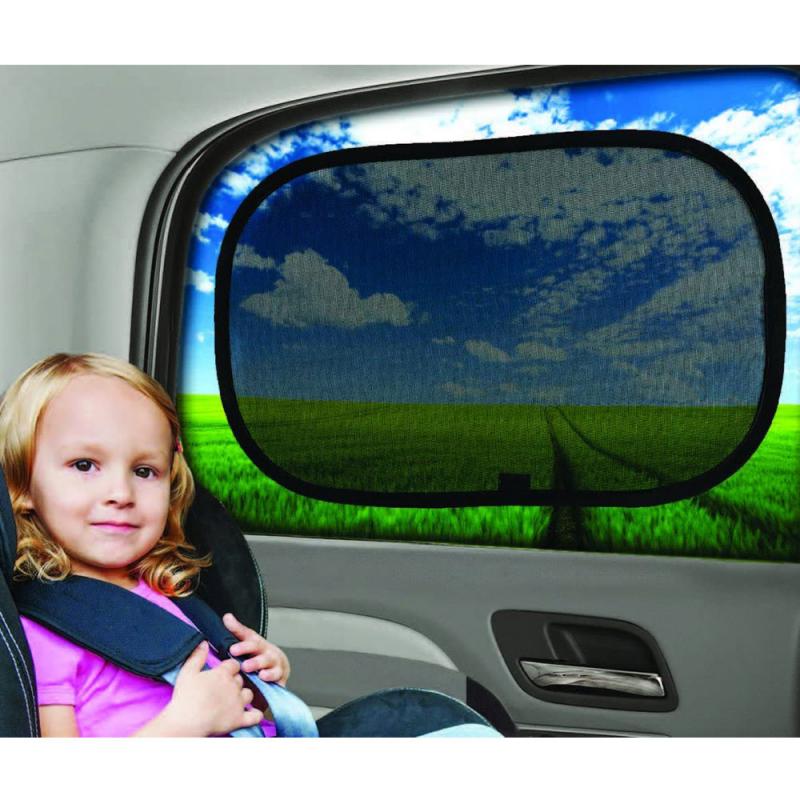 Auto Zonnescherm Uv-bescherming Auto Gordijn Auto Window Zonnescherm Side Window Mesh Zonneklep Zomer Bescherming Glasfolie 50X30cm