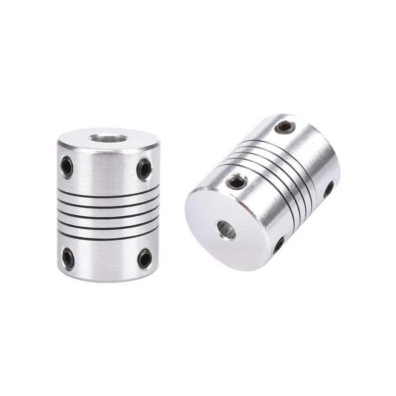 3D Printer Parts Flexible Shaft Coupler 5mm*8mm*25mm Flexible Coupling 5x8mm Flexible Shaft suit Stepper Motor for 3D Printer