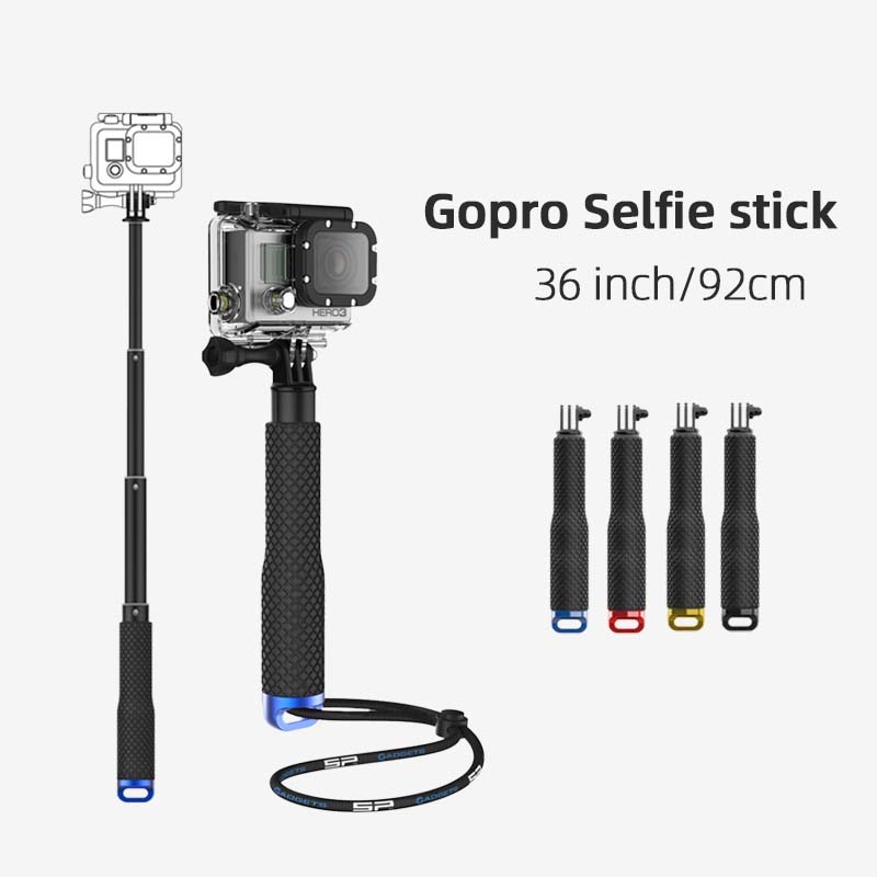 Portable Selfie Stick for GoPro Hero 7 6 5 4 Action Camera Extend Monopod for Xiaomi Yi 4K Sjcam Sj4000 Eken H9 Camera Accessory