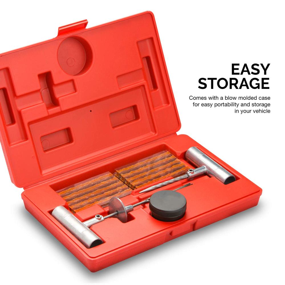 Car Tire Repair Tools Kit Emergency Tire Rubber Strip Tire Plug Flats Car Vacuum Tire , Trucks, Motorcycles, ATV