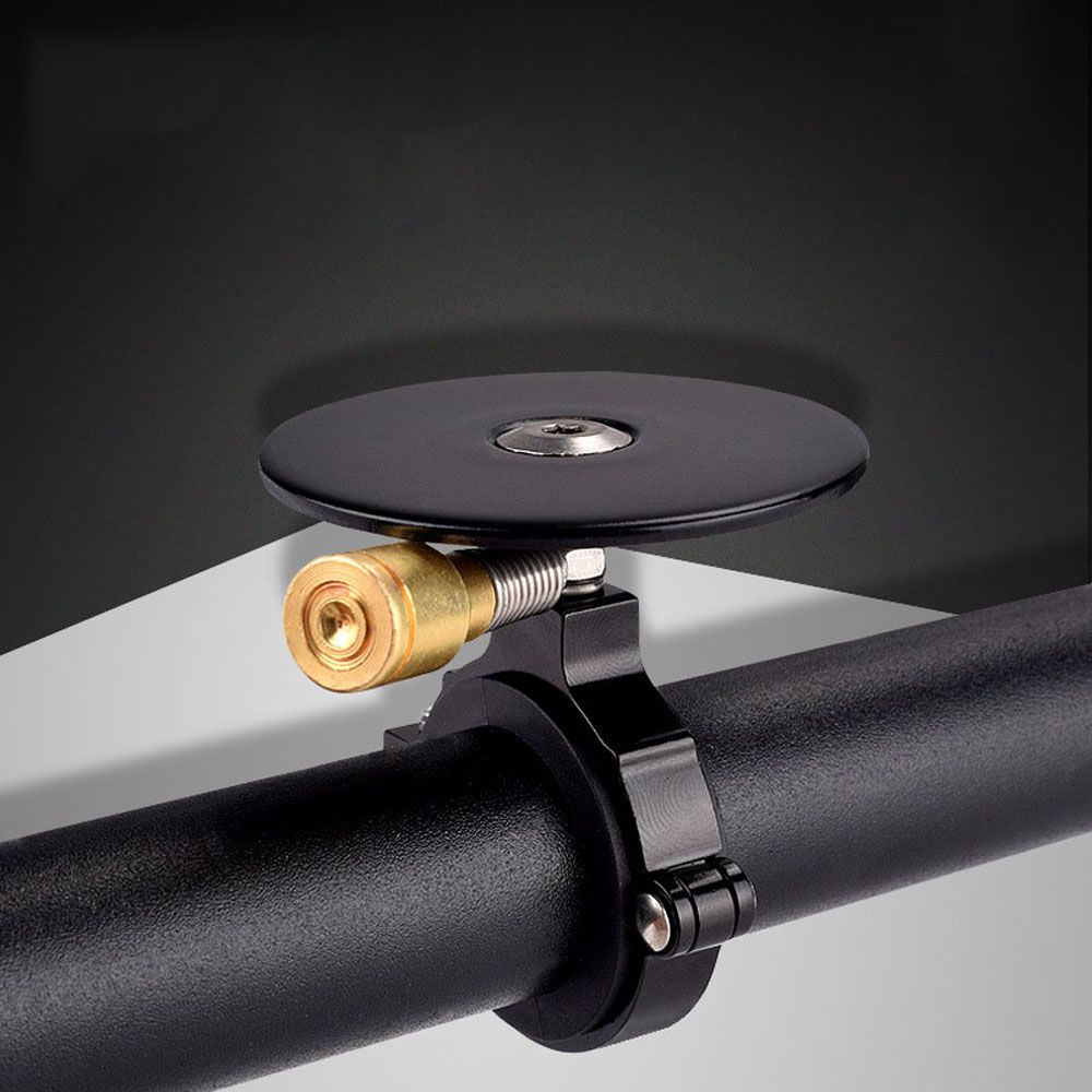 Dzwonek rowerowy robić roweru szosowego i górskiego Super pierścień miedziany dzwonek ukryty kierownica włącz dzwonek robić dzwonka akcesoria robić dzwonka rowerowego: czarny