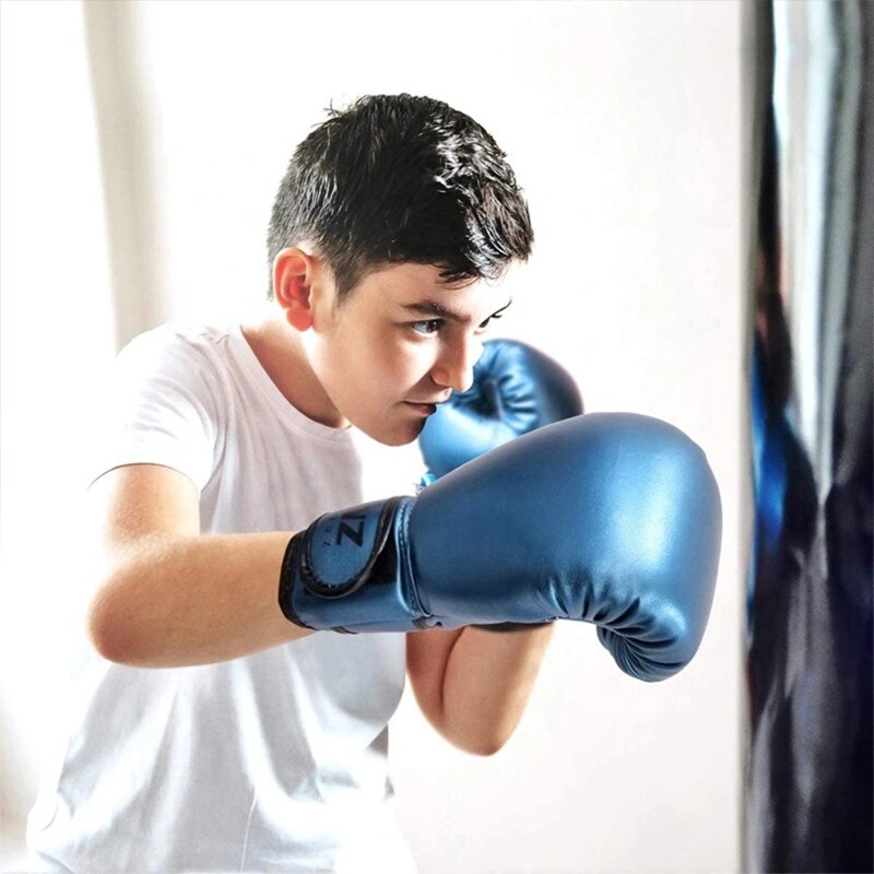 Wuudi Gants de Boxe pour Enfants de 3 à 10 Ans Gants d'entraînement pour  Muay Thai, Kickboxing